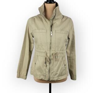 Old Navy Field Jacket 100% Cotton Front Pockets XSP Utility Classic Americana